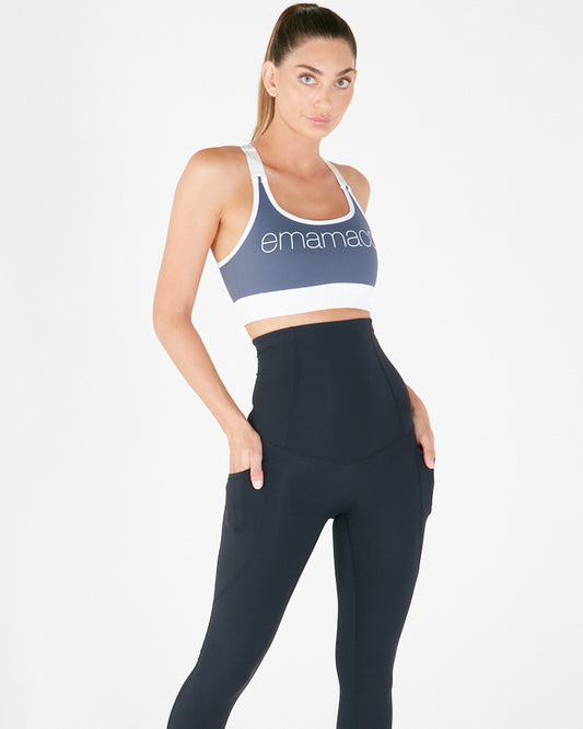 Buy TAGGD Gym Leggings With Crop Top Yoga Suit for Women Online in