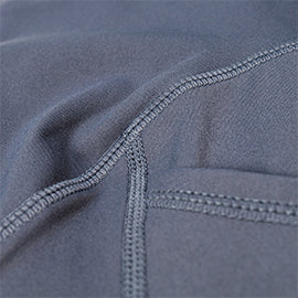 Gray fabric with stitched seams from Emamaco Maternity Leggings Australia available online