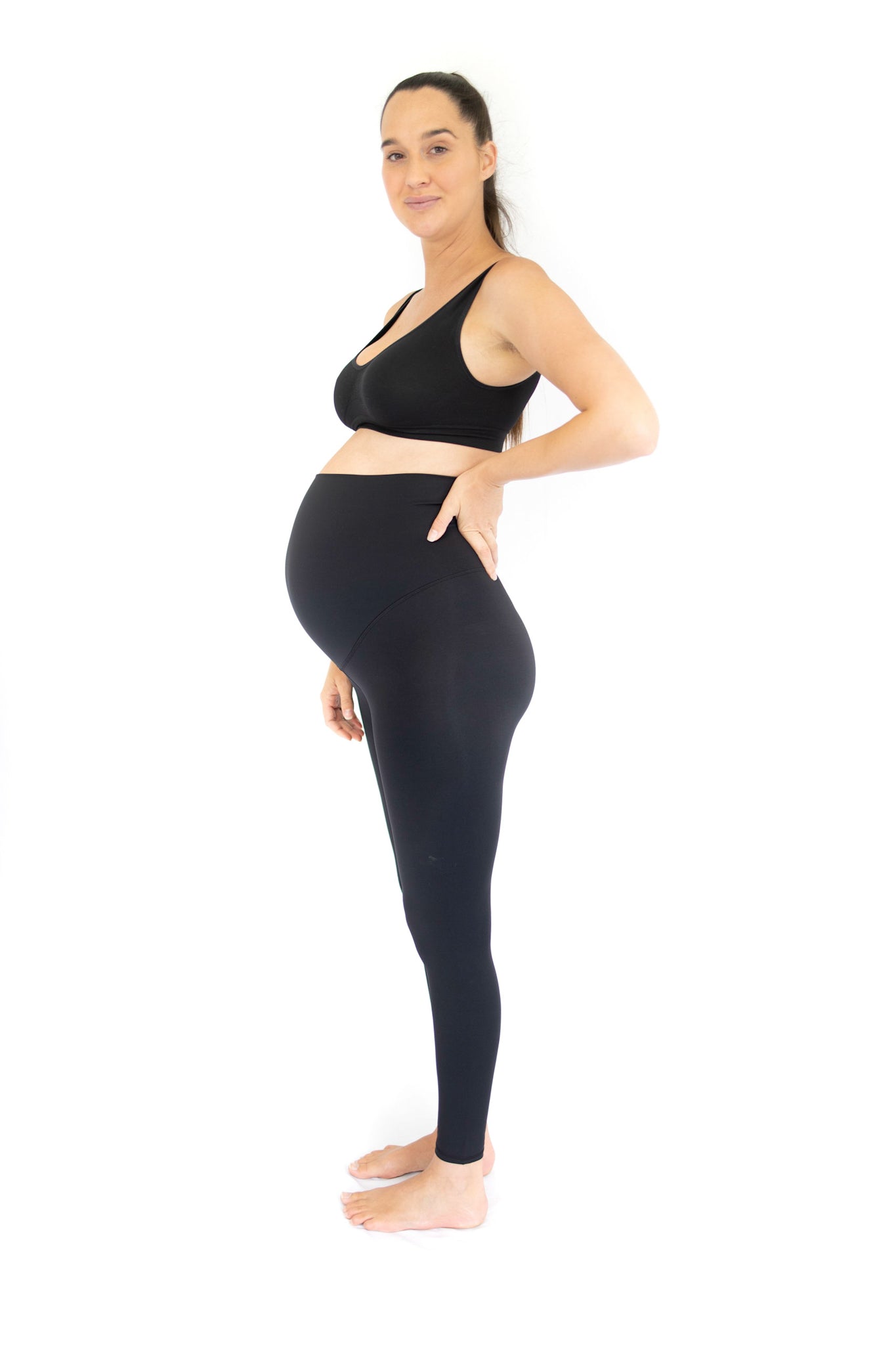 NEW Z By Zella Maternity Daily Ankle Leggings - Black - XL